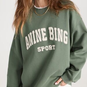 Anine Bing Tyler Sweatshirt in Green